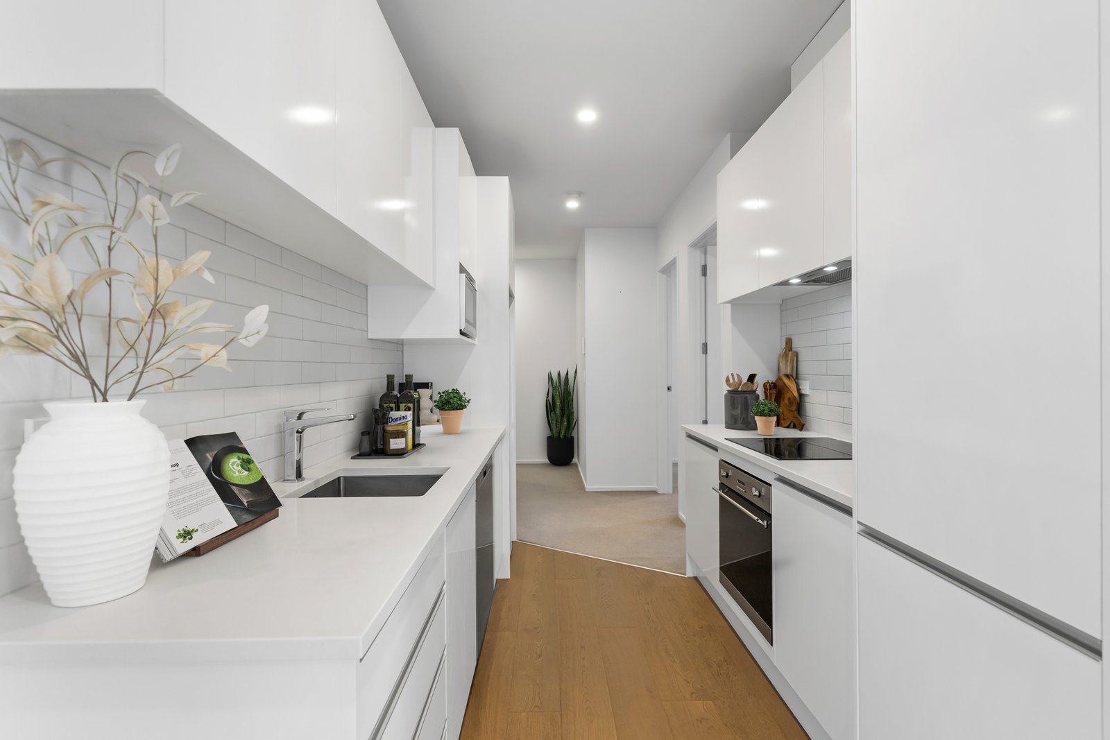 Elegant kitchen photographed for a property listing